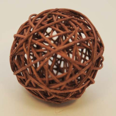 6 boules de déco chocolat