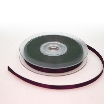 Ruban satin 6 mm x 25 m bordeaux