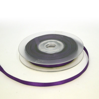 Ruban satin 6 mm x 25 m violet