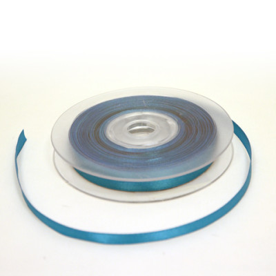 Ruban satin 6 mm x 25 m turquoise