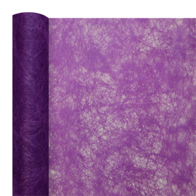 Chemin de table chrysalide violet