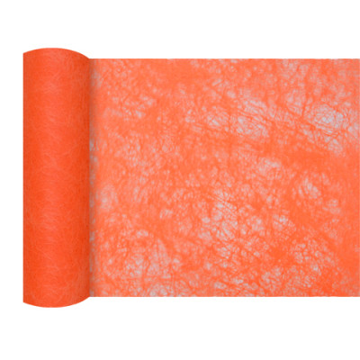 Mini chemin de table chrysalide orange