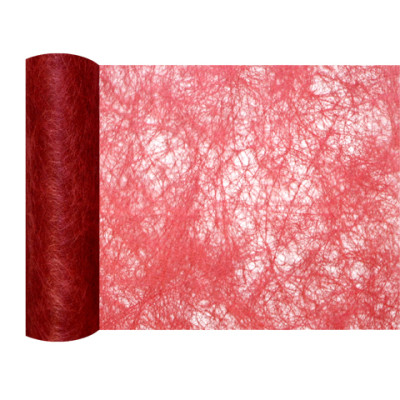 Mini chemin de table chrysalide rouge