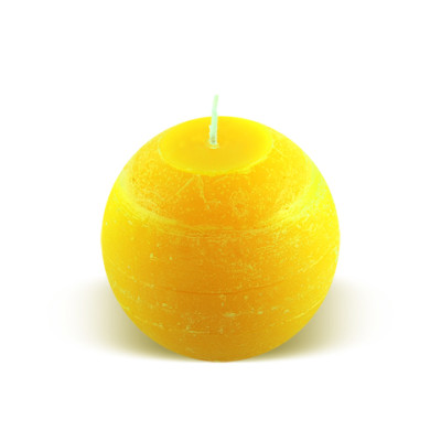 Bougie boule 15h citron