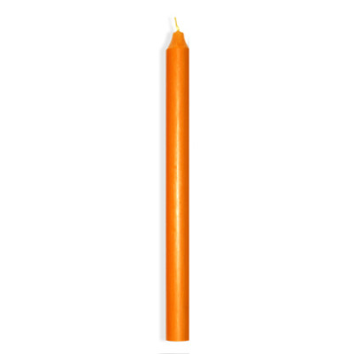 Bougie flambeau orange