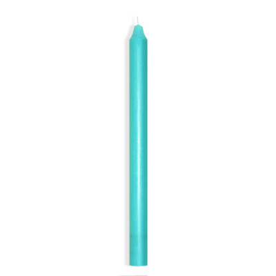 Bougie flambeau turquoise