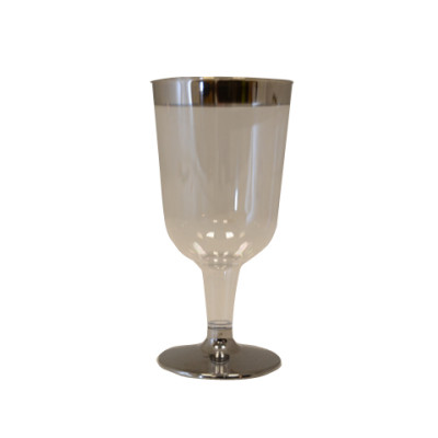 6 verres à vin prestige 18cl argent