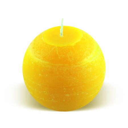 Bougie boule 25h citron