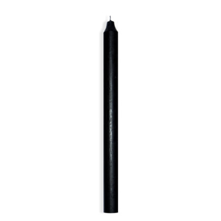 Bougie flambeau noir