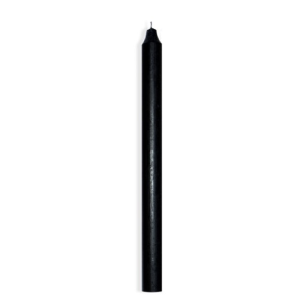Bougie flambeau noir