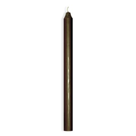 Bougie flambeau lin foncé