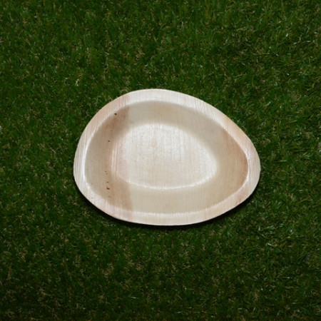 6 assiettes palmier ellipse bio naturel