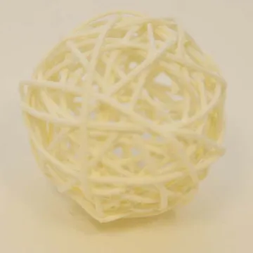 6 boules de déco blanc