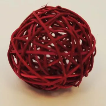 6 boules de déco bordeaux