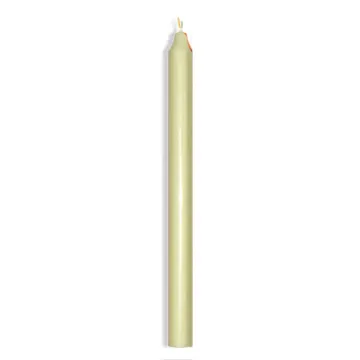 Bougie flambeau écru