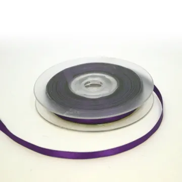 Ruban satin 6 mm x 25 m violet