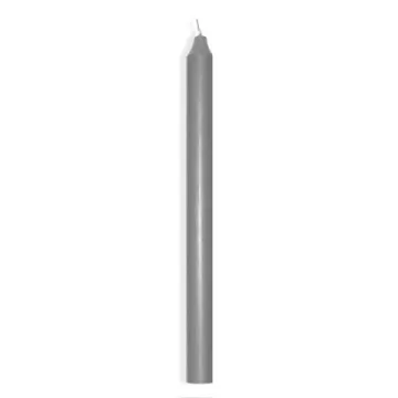Bougie flambeau gris
