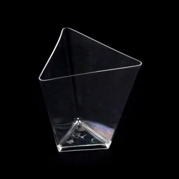 25 verrines "triangle" - 70 cc transparent