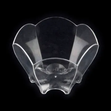 25 verrines "tulipe" - 70 cc transparent