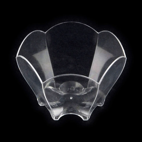 25 verrines "tulipe" - 70 cc transparent