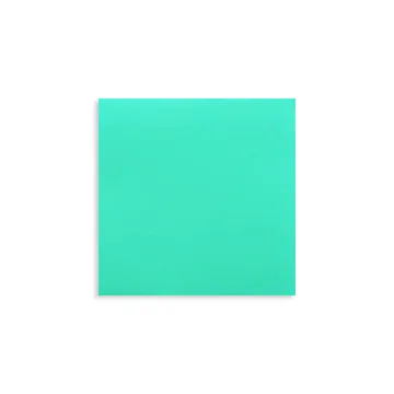 50 serviettes cocktail céli-ouate unie turquoise