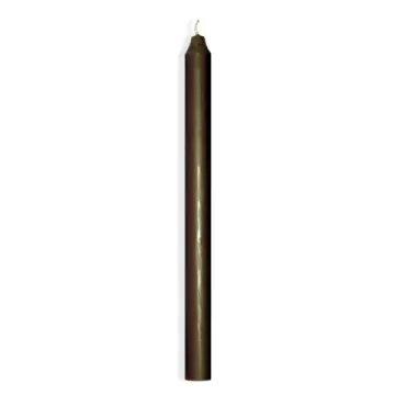 Bougie flambeau lin foncé