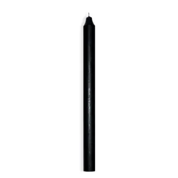 Bougie flambeau noir