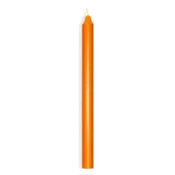 Bougie flambeau orange