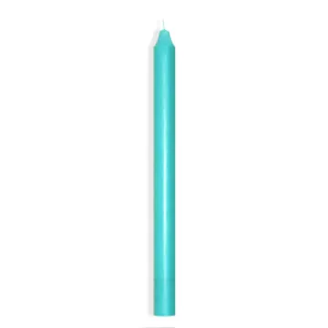 Bougie flambeau turquoise