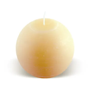 Bougie boule 25h écru