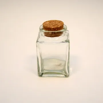 Pot rectangle avec bouchon en liège