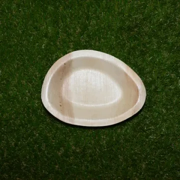 6 assiettes palmier ellipse bio naturel