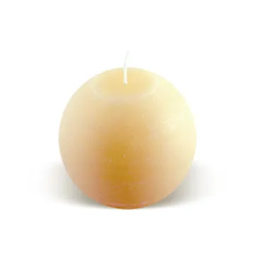 Bougie boule 15h écru