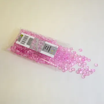 Gouttes d'eau rose